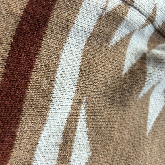 Cocogio Aztec western print wool blend shawl knit sweater size medium cardigan - Picture 7 of 7